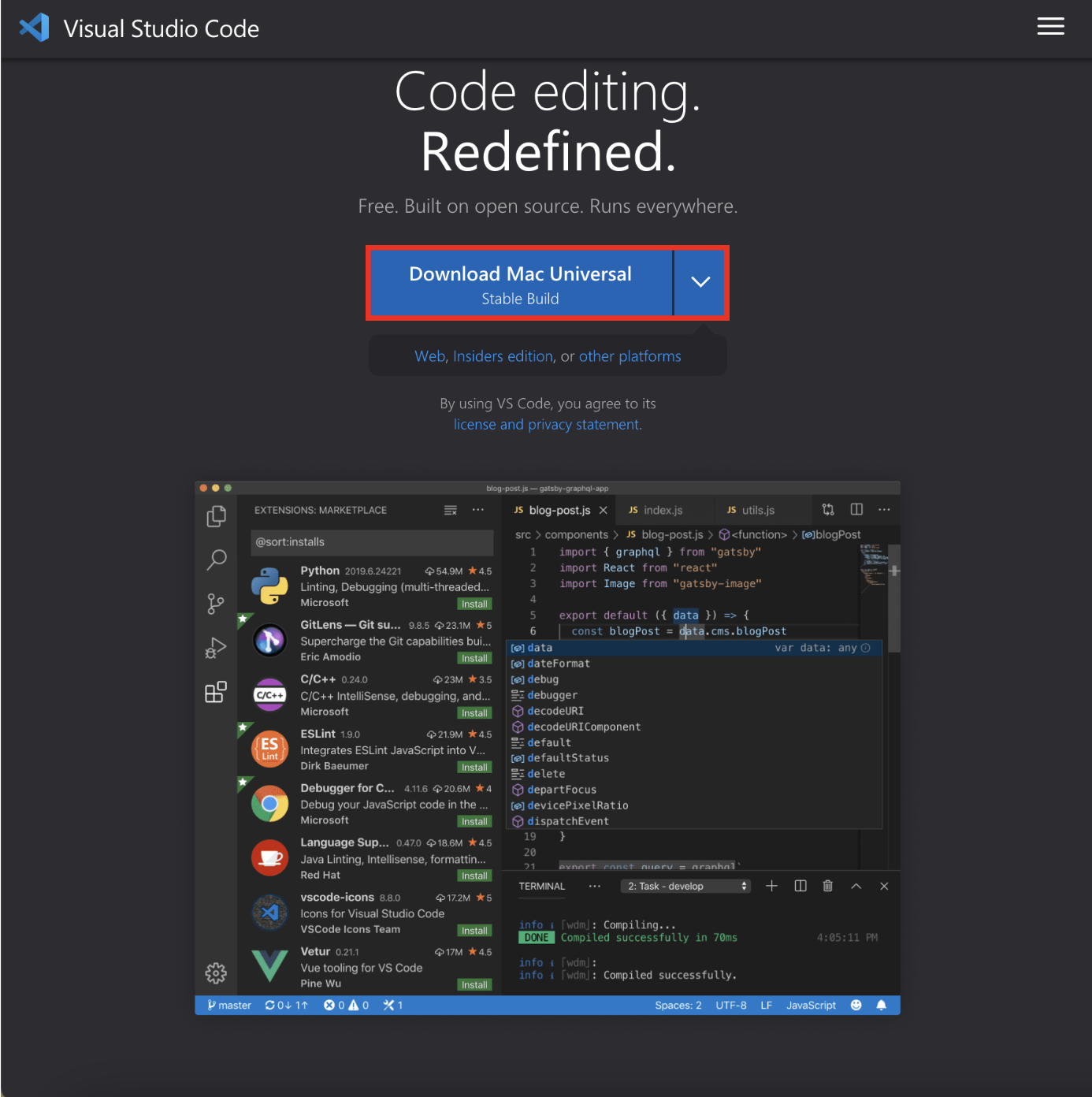 VSCode installation